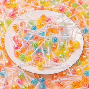 迷你棒棒糖网红水果味棒棒糖硬糖高颜值花束伴手礼七彩儿童节糖果