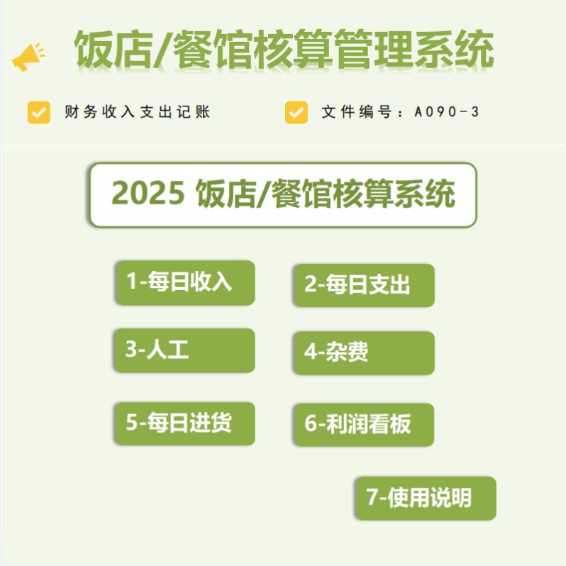 饭店餐饮收支管理 记流水账算采购成本析利润助饭店高效财务管理