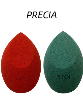 油皮选红/干皮选绿 PRECIA切面高弹不吃粉美妆蛋粉扑粉底液海绵蛋