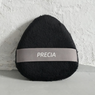 PRECIA碳灰系列/长绒毛粉扑缝制版速干亲肤散粉定妆粉饼大号柔软