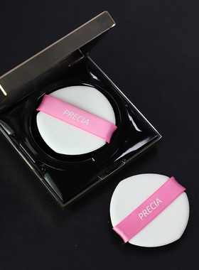 PRECIA白色薄款替换装气垫粉扑不吃粉粉底海绵植绒散粉定妆粉饼扑