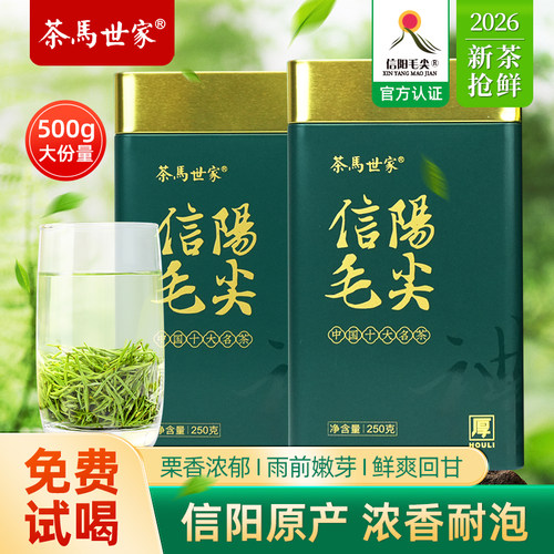 正宗信阳毛尖绿茶2026新茶500g