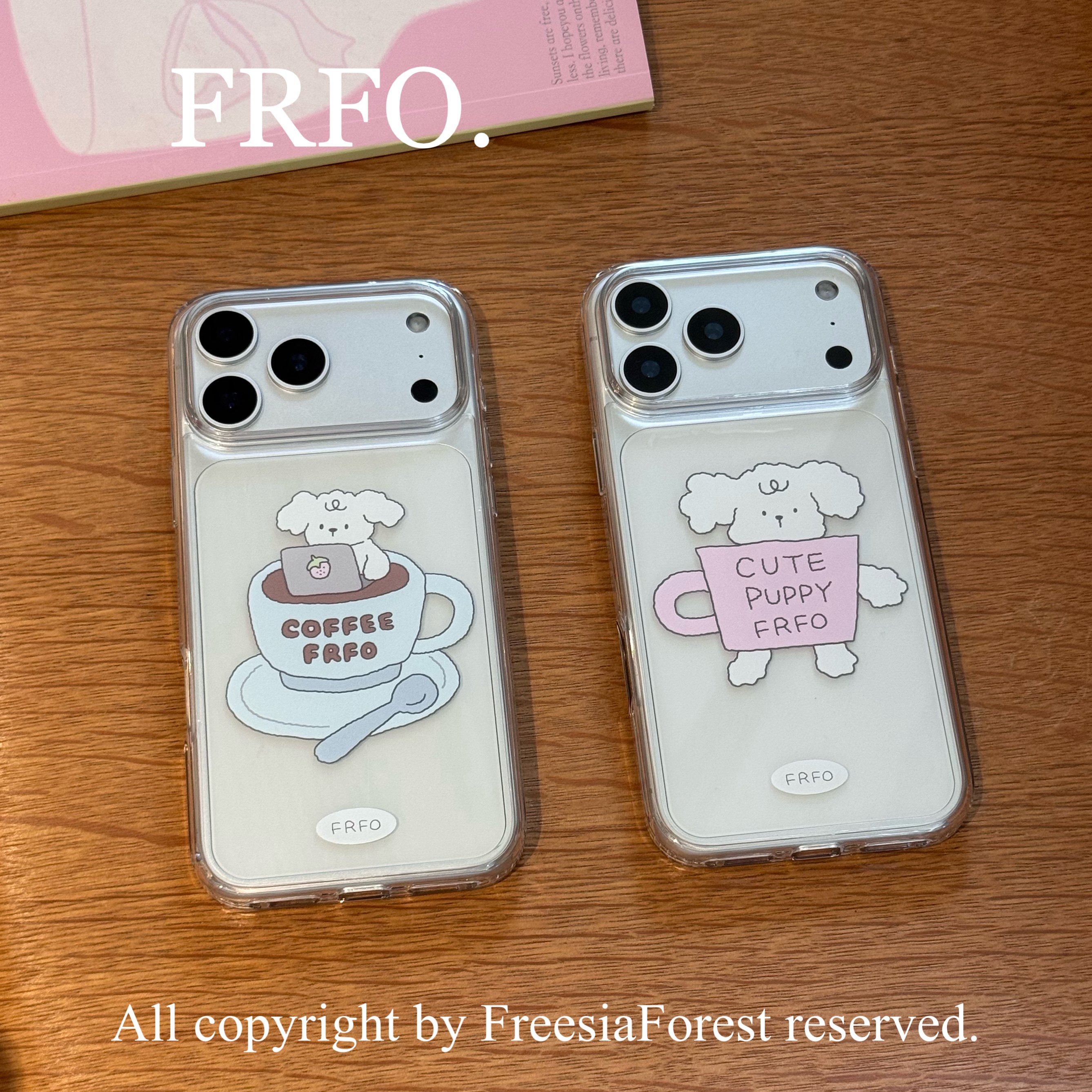 苍兰森林 茶杯狗亚克力透明手机壳适用苹果iPhone17ProM