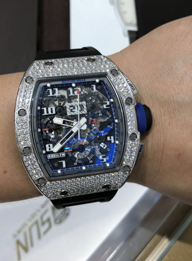 理查德米勒RM011 白金原钻男士机械手表 腕表