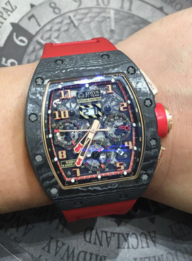 二手99 新理查德米勒 RM011 莲花 款 男士运动手表 机械腕表