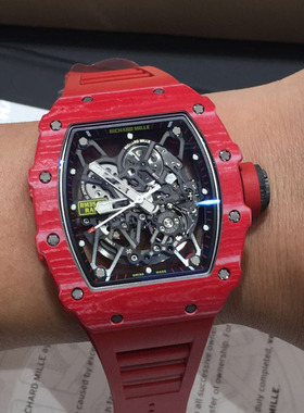 理查德米勒 RM035-02 红色男士运动奢华手表 腕表