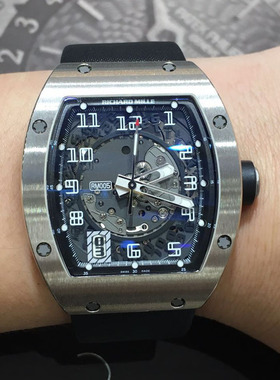 99新 理查德米勒 RM005 白金 男士手表 腕表