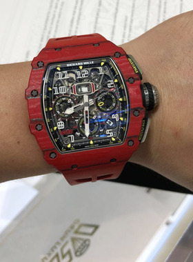 二手理查德米勒 RM11-03 红色 NTPT 男士机械手表 腕表