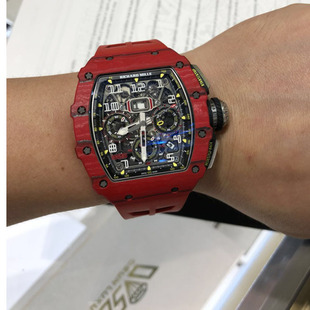 二手理查德米勒 RM11-03 红色 NTPT 男士机械手表 腕表