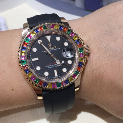 二手 98新 游艇名仕型系列116655-Oysterflex bracele男手表t腕表