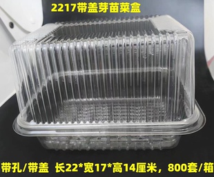 高盖芽菜盒豌豆苗种植盒芽菜种植盒盒深盖水培蔬菜种植盒加厚盒子