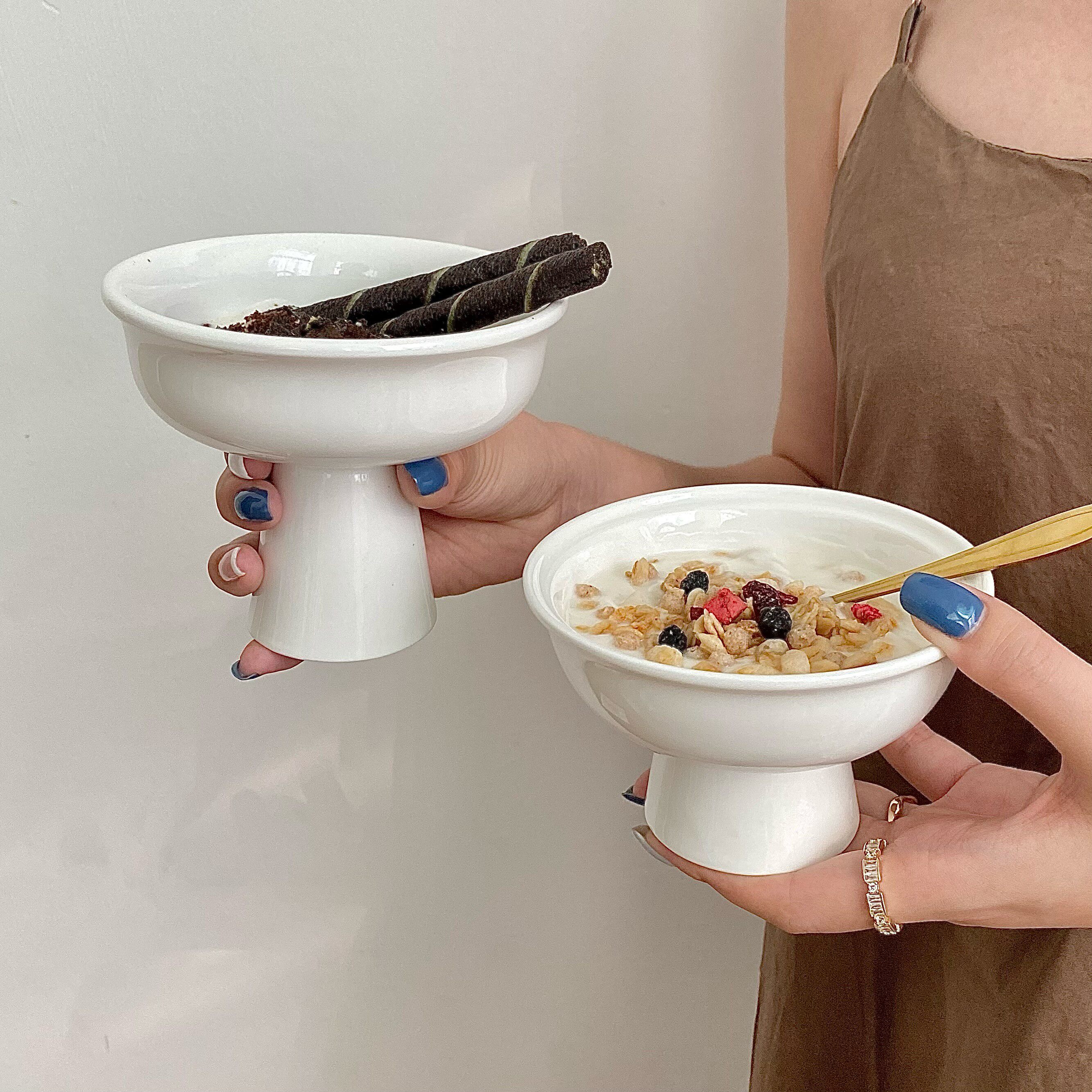 韩国ins同款简约甜品杯子