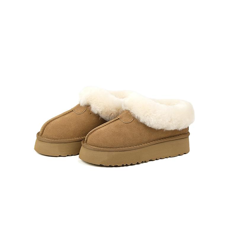 牛皮羊毛时尚雪地靴秋冬