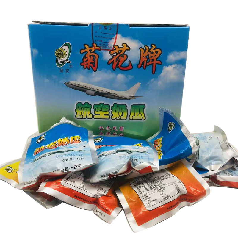 菊花牌香脆可口奶瓜600g航空榨菜30小包装腌黄瓜酱瓜酱菜