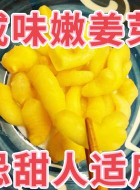 【无蔗糖】咸味姜芽生姜姜仔姜片即食下饭菜腌制爽口泡菜忌甜食用