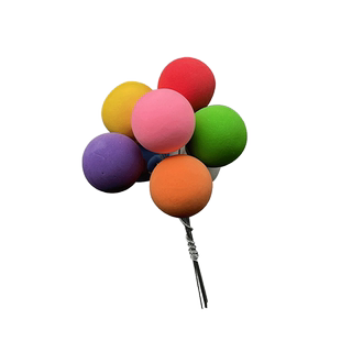 生日蛋糕装饰彩色马卡龙告白气球串汽车摆件糖果色六一儿童节装扮