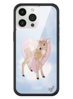 Wildflow欧美flow联名小鹿天使苹果17Pro适用iPhone16/15/14ProMax/13Plus手机壳可爱爱心小鹿WF手机壳