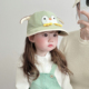 儿童遮阳帽子春秋薄款 防晒大帽檐鸭舌帽男女宝宝可爱卡通棒球帽夏