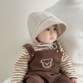 宝宝帽子秋冬季 包头帽春潮 保暖防风护耳宫廷帽男女儿童小月龄韩版