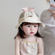 宝宝帽子夏季 遮阳防晒大帽檐渔夫帽女童出游透气网眼公主盆帽 薄款