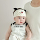婴幼儿帽子夏季 护囟门胎帽男女宝宝空调居家帽遮阳空顶新生帽 薄款