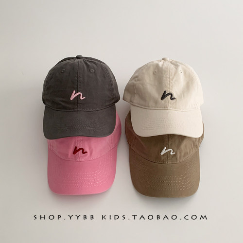 2025新款儿童帽子春秋薄款遮阳棒球帽男女宝宝出游春天防晒棒球帽