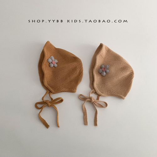 ins韩系儿童帽子春夏薄款遮阳防晒草帽女宝宝出游沙滩度假太阳帽