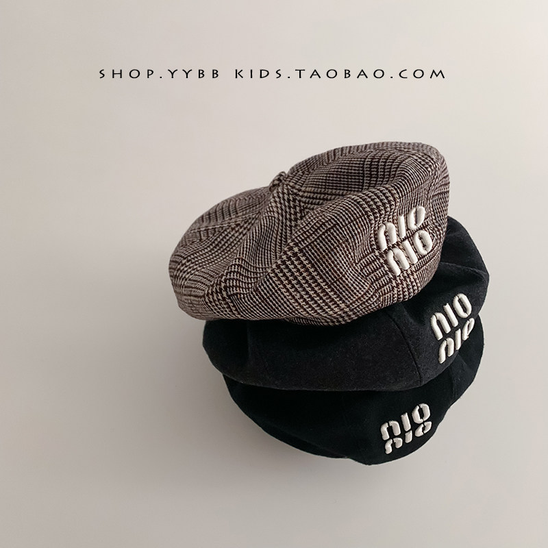 ins韩系儿童帽子秋冬季保暖贝雷帽男女宝宝穿搭洋气春天八角帽潮,童装/婴儿装/亲子装,帽子,淘宝优惠券,粉丝福利购,淘宝优惠卷