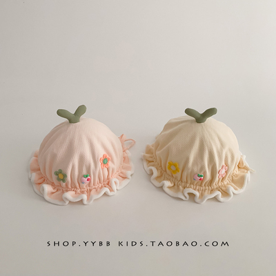 婴儿帽子秋冬公主可爱渔夫帽