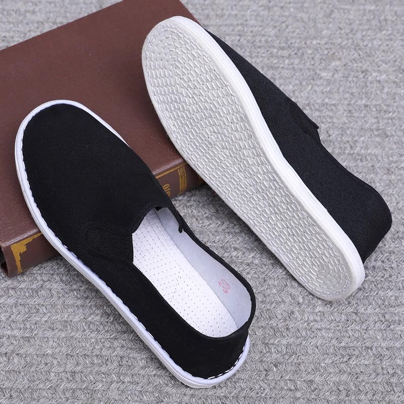 老北京布鞋透男士手工千层底传统布鞋软底舒适爸爸鞋一脚蹬开车鞋,流行男鞋,布鞋,淘宝优惠券,粉丝福利购,淘宝优惠卷