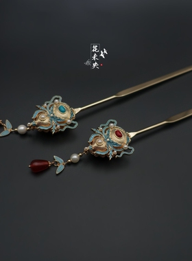 多宝葫芦汉服发饰古风挽发簪子