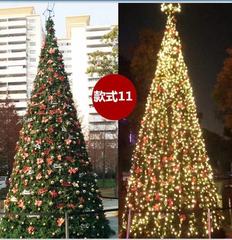 大型框架圣诞树裸树3米4米5米户外圣诞节场景布置6米10米套装装饰