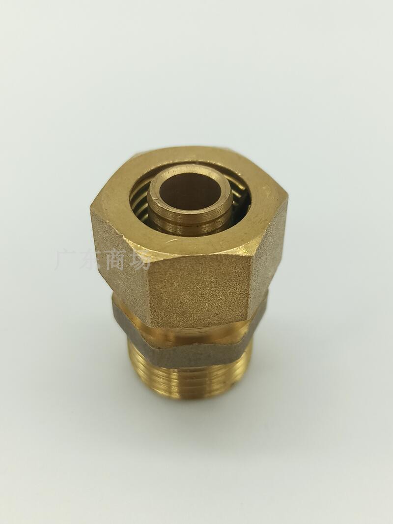 灵龙铝塑管黄铜外牙直接冷水热水