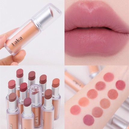 秋冬新品韩国LAKA哑光丝绒唇膏口红bulky matte嘭润保湿柔雾代购