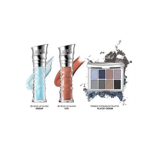 新品限定韩国risky beauty套装眼影盘唇釉新色折扣自然滋润持久