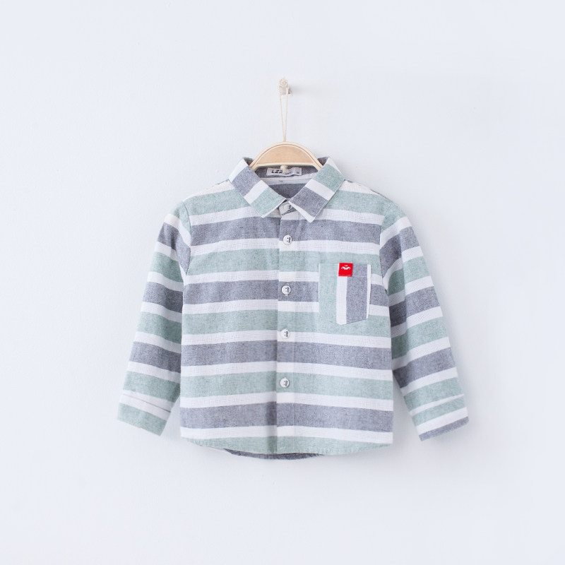 Chemise garcon à manche longue - Ref 2073162 Image 4