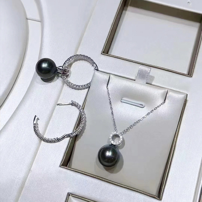 DIY珍珠配件S925银两戴可拆耳扣