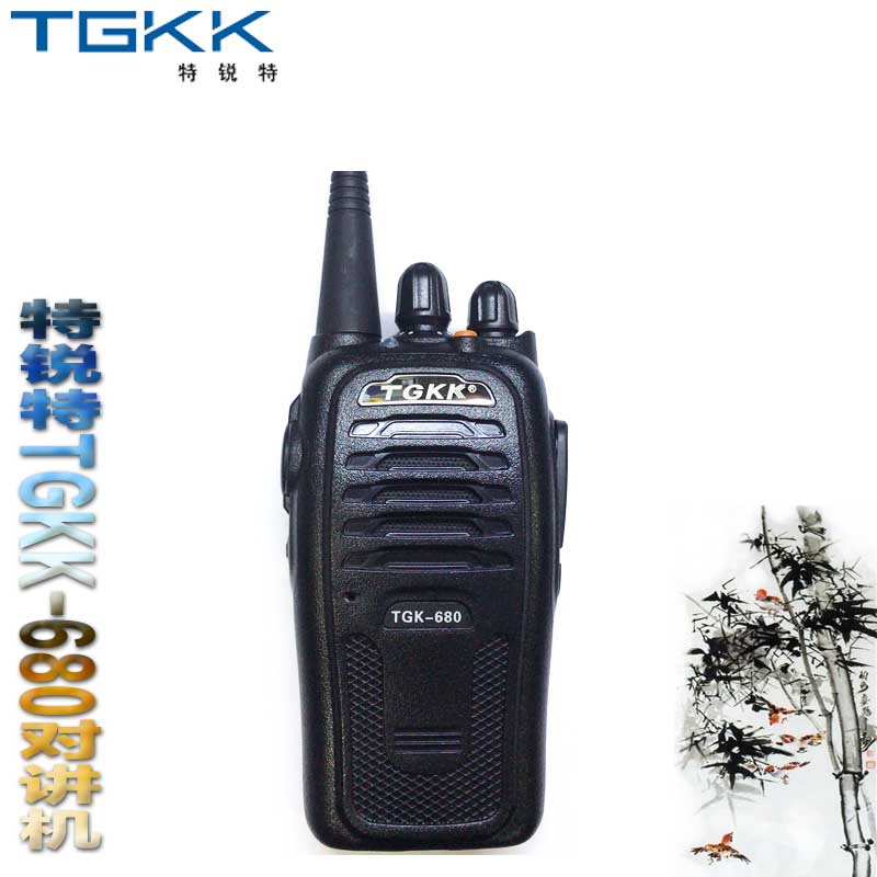 对讲机特锐特TGKK-680送车充耳机 厦门马拉松赛指定对讲机