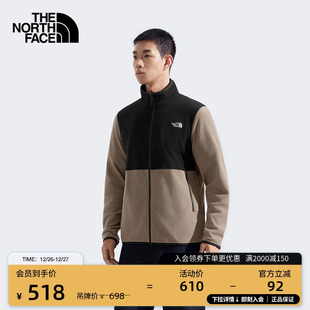 北面男Glacier保暖抓绒衣外套运动户外新款 8FJ3 TheNorthFace