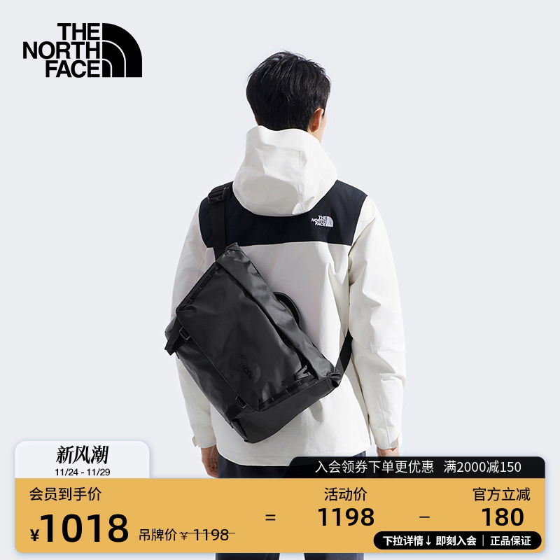 北面男女同款单肩包城市休闲