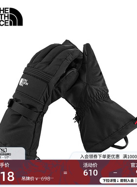 北面男Montana防水保暖手套舒适抓绒户外新款TheNorthFace|89QG