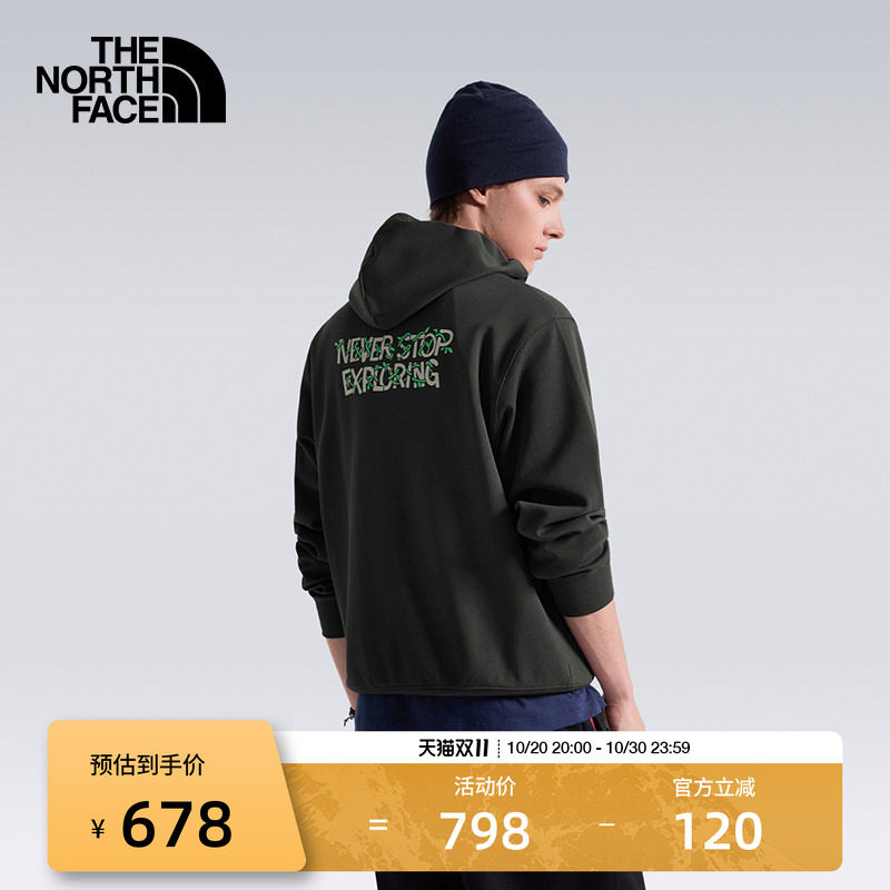 北面针织上衣男卫衣休闲连帽户外舒适透气新款TheNorthFace|8JKN