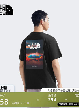 北面男女同款纯棉宽松短袖T恤户外休闲透气新款TheNorthFace|8DEW