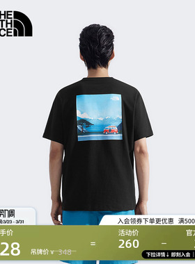 北面男女同款纯棉短袖T恤运动户外休闲透气新款TheNorthFace|8DC2