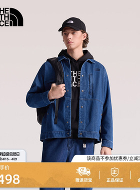 北面Denim牛仔外套男多口袋牛仔衣户外透气新款TheNorthFace|8FZN