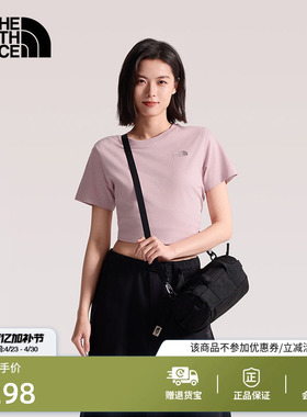 北面短袖T恤女纯棉运动户外休闲透气新款TheNorthFace|8GWF