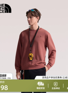 北面长袖男针织上衣圆领运动户外休闲透气新款TheNorthFace|8JKV