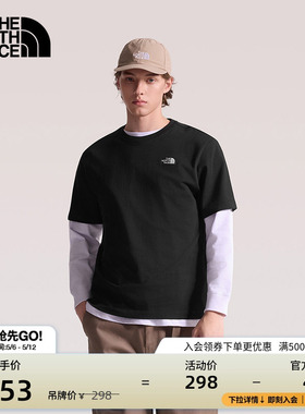 北面短袖T恤男女同款纯棉运动户外休闲透气新款TheNorthFace|8GWE