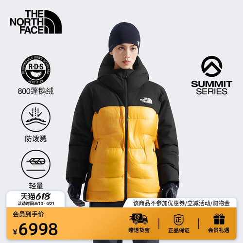 北面巅峰系列轻量防泼水鹅绒服
