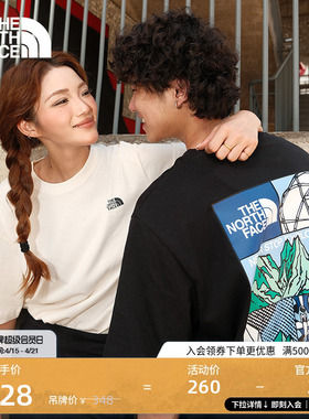 北面男女同款TDC印花系列短袖T恤户外透气新款TheNorthFace|8GZ0